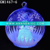 Wholesale christmas ball with LED changing light