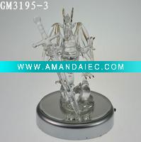Wholesale glass western dragon with LED light