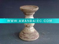 Wholesale Green pottery handicraft (candle holder)