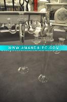 Wholesale art glass for home decortion ( glass candleholder)