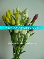 Wholesale hand made PU artificial flower tulip