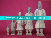 Wholesale Pottery handicraft of warriors for business gift