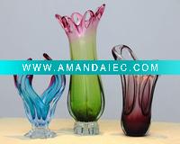 Wholesale fashion glass arts gift item (glass vase)