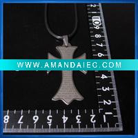 Wholesale Stainless steel cross pendant necklace