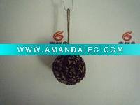 Wholesale LXS0189 9cm berry ball ornament,red