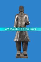 Wholesale waterproof black pottery colour terra cotta warriors