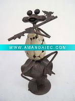 Wholesale Iron garden frog decor