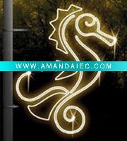 Wholesale Light up Street--Seahorse LED Holiday Motif Light