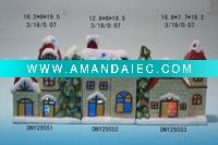 Wholesale christmas electric house ornament