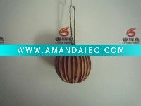 Wholesale LXS0184 10cm corn skin ball ornament,nat/orange