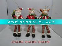 Wholesale pretty ceramic christmas ornaments with LED light