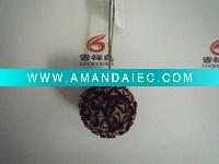 Wholesale LXS0190 9cm berry ball ornament,red/green