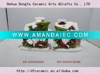 Wholesale ceramic christmas felt ornament