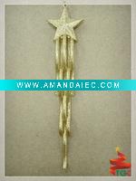 Wholesale Icicle with star christmas ornament indoor decoration(026007)