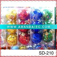 Wholesale blue glitter christmas ornament