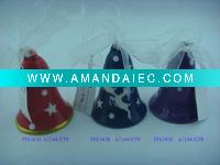 Wholesale ceramic chirstmas round bells