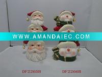 Wholesale ceramic X'mas ornaments with LED light