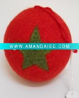 Wholesale Handmade Woollen Christmas Ornament 279002A