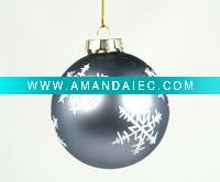 Wholesale 80MM Christmas Glass Ball Ornament