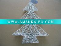 Wholesale christmas metal tree hanging ornament
