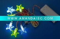 Wholesale muti-color star battery operated light