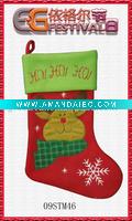 Wholesale embroidered Christmas stocking 09STM46