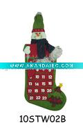 Wholesale embroidered Christmas stocking 10STW02B