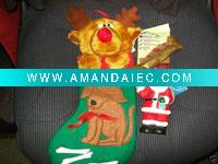 Wholesale embroidered Christmas stocking ST03