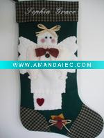 Wholesale embroidered Christmas stocking ST42