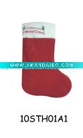 Wholesale embroidered Christmas stocking 10STH01A1