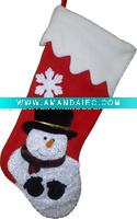 Wholesale embroidered Christmas stocking ST63