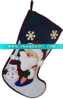 Wholesale embroidered Christmas stocking ST58