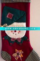 Wholesale embroidered Christmas stocking ST07