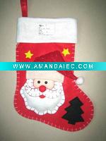 Wholesale embroidered Christmas stocking ST14