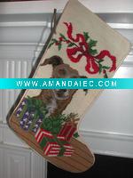 Wholesale embroidered Christmas stocking ST26