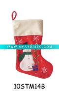 Wholesale embroidered christmas stocking 10STM14B