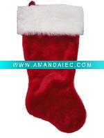 Wholesale 24'' Christmas plush stocking