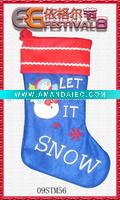 Wholesale embroidered christmas stocking 09STM56