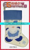 Wholesale embroidered christmas stocking 09STM43