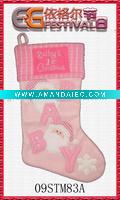 Wholesale embroidered christmas stocking 09STM83A