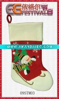 Wholesale embroidered christmas stocking 09STM03