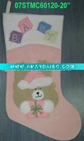 Wholesale embroidered christmas stocking 07STMC60120-20