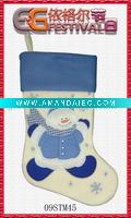 Wholesale embroidered christmas stocking 09STM45