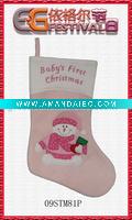 Wholesale embroidered christmas stocking 09STM81P