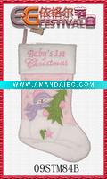 Wholesale embroidered christmas stocking 09STM84B