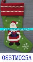 Wholesale embroidered christmas stocking 08STM025A