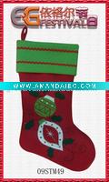Wholesale embroidered christmas stocking 09STM49
