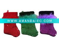 Wholesale 7in 2087 hipi Christmas plush stocking