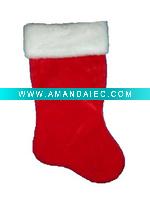 Wholesale 810573 19inch 0852&1054 Christmas plush stocking