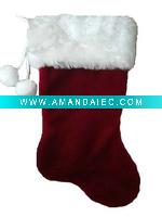 Wholesale 19'' 0975 2087 Christmas plush stocking
